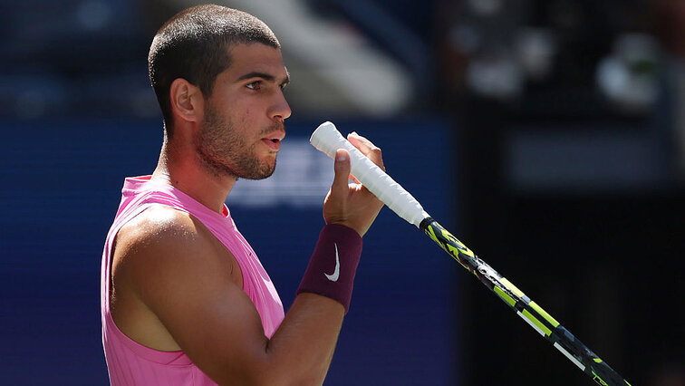 Carlos Alcaraz hat bislang noch keinen Satz verloren Carlos Alcaraz hat bislang noch keinen Satz verloren