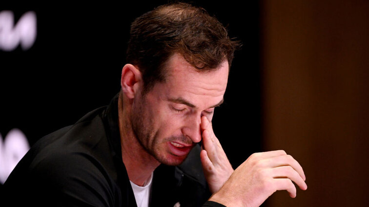 Andy Murray nach seiner Erstrunden-Niederlage in Melbourne Andy Murray nach seiner Erstrunden-Niederlage in Melbourne