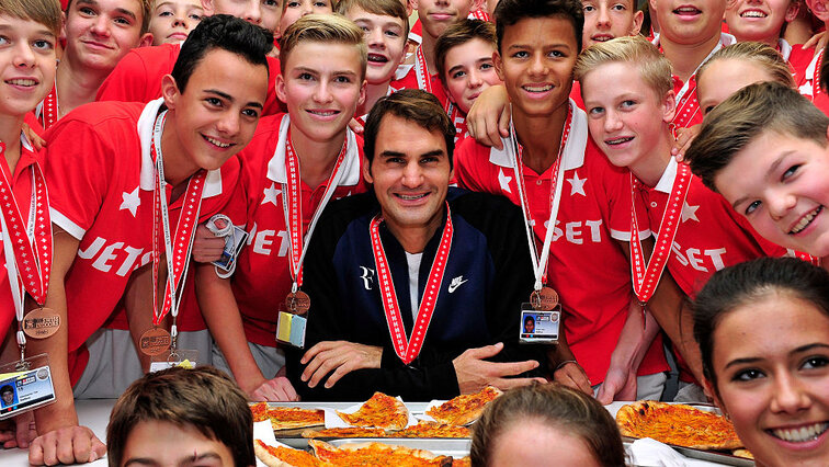 Das Pizzaessen mit den Balljungen und Roger Federer fällt 2020 aus