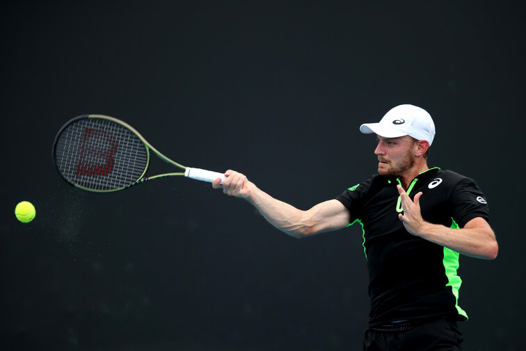 David Goffin celebrated his first win in eight months in Sydney