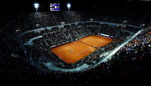 Das Foro Italico ist in den kommenden Tagen das Epizentrum der Tenniswelt