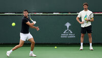 Erinnerungen an alte Zeiten: Alcaraz und Ferrero beim Training