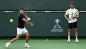 Erinnerungen an alte Zeiten: Alcaraz und Ferrero beim Training