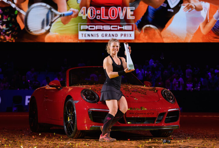 Laura Siegemund - Siegerin beim Porsche Tennis Grand Prix 2017