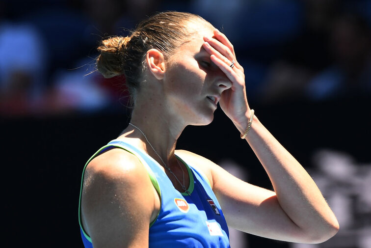 Karolina Pliskova at the Australian Open