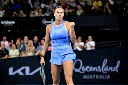 Aryna Sabalenka erreichte das Finale Aryna Sabalenka erreichte das Finale