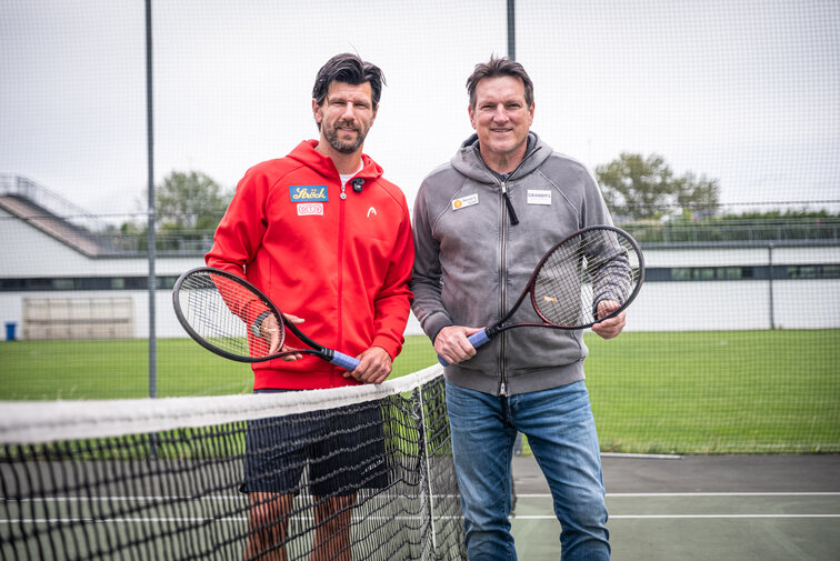 Zwei österreichische Sportlegenden: Jürgen Melzer und Andreas Herzog