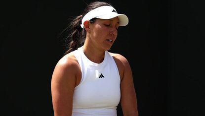 Jessica Pegula ist in Wimbledon 2024 im Einzel gescheitert Jessica Pegula ist in Wimbledon 2024 im Einzel gescheitert