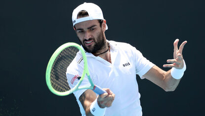 Matteo Berrettini schlägt in Phoenix beim Challenger auf Matteo Berrettini schlägt in Phoenix beim Challenger auf
