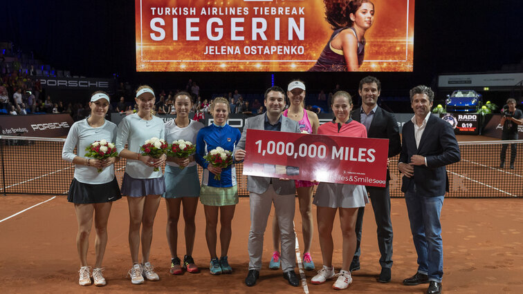 Eine Million Meilen für Jelena Ostapenko