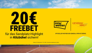 interwetten bietet während des Turniers in Kitzbühel 20 Euro Freebet für Neukunden