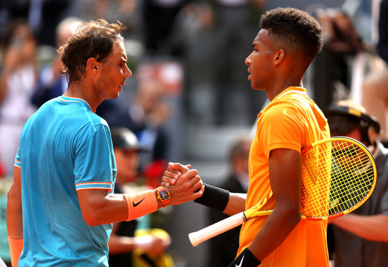 Rafael Nadal and Felix Auger-Aliassime