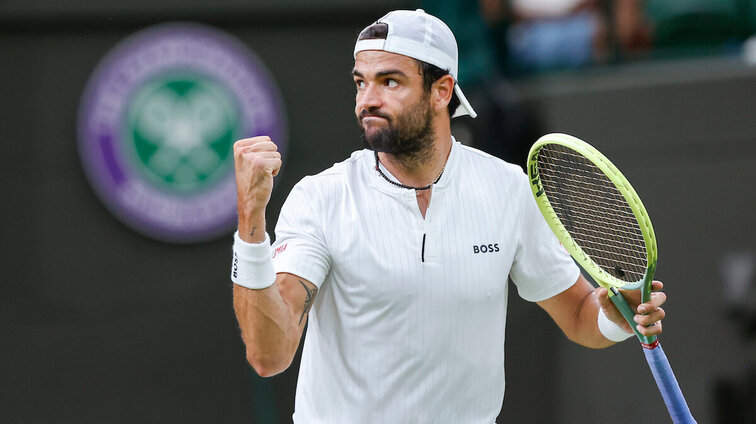 In Wimbledon hat Matteo Berrettini auch 2023 überzeugt In Wimbledon hat Matteo Berrettini auch 2023 überzeugt