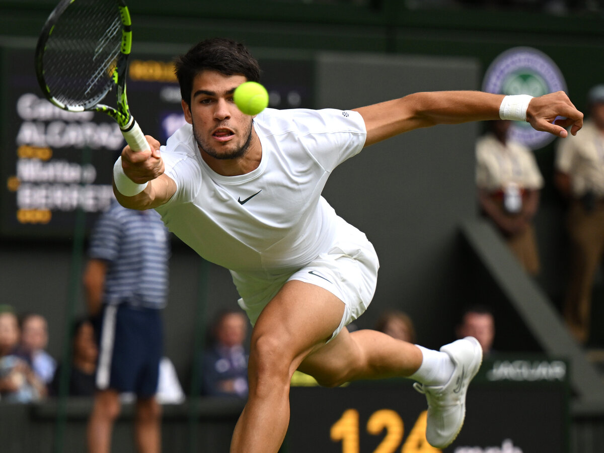 Wimbledon Carlos Alcaraz schlägt Berrettini und folgt Djokovic ins Viertelfinale · tennisnet