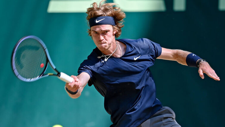 Andrey Rublev on Friday in HalleWestfalen