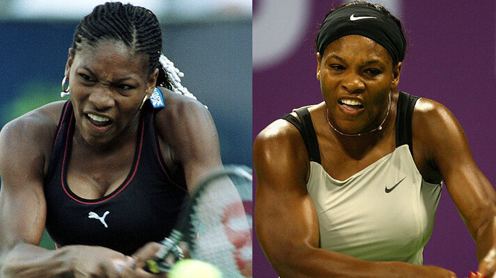 Serena Williams 2000 und 2008
