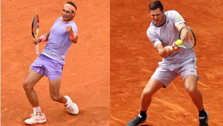 Rafael Nadal und Hubert Hurkacz treffen in der zweiten Runde des ATP-Masters-1000-Turniers in Rom aufeinander