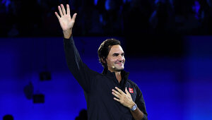 Anfang des Jahres war Federer in Melbourne zu Gast
