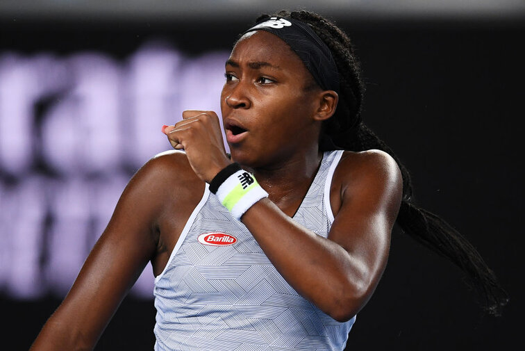 Coco Gauff at the Australian Open