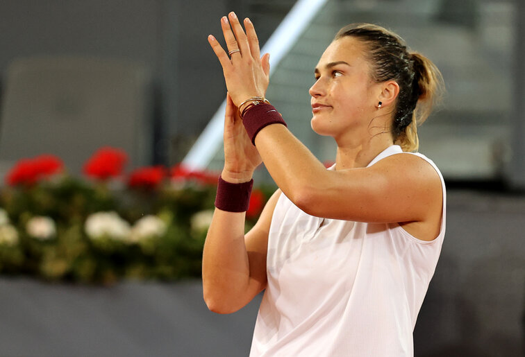 Aryna Sabalenka hat sich in Madrid den Titel gesichert Aryna Sabalenka won the title in Madrid