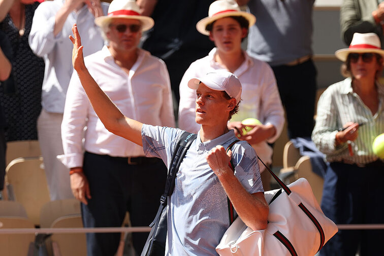 Für Jannik Sinner sind die French Open schon wieder vorbei Für Jannik Sinner sind die French Open schon wieder vorbei
