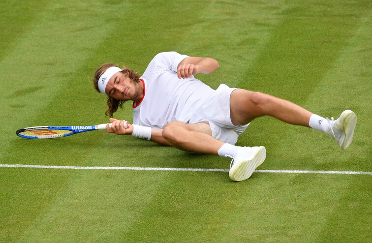 Stefanos Tsitsipas in Wimbledon