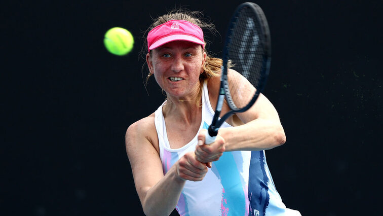 Mona Barthel was eliminated in Melbourne