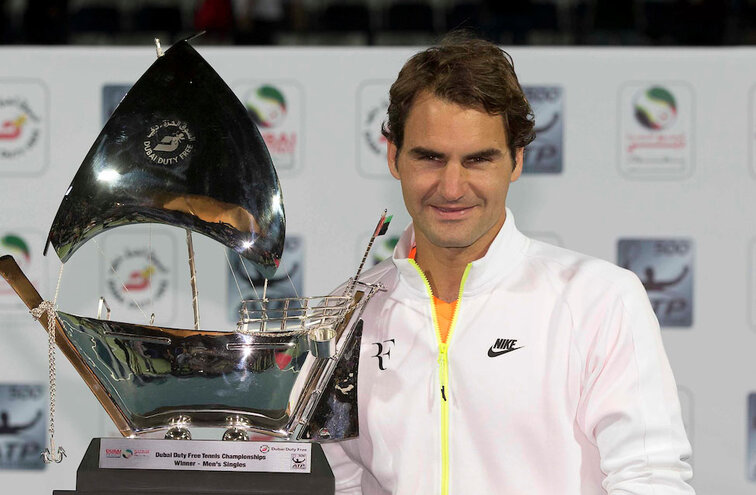 Roger Federer was last successful in Dubai in 2015