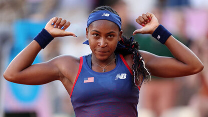 Coco Gauff ist fulminant in das olympische Tennisturnier gestartet Coco Gauff ist fulminant in das olympische Tennisturnier gestartet