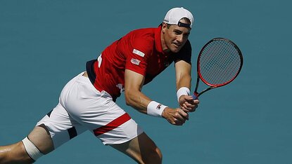John Isner zieht in Miami unbeirrt seine Kreise John Isner zieht in Miami unbeirrt seine Kreise