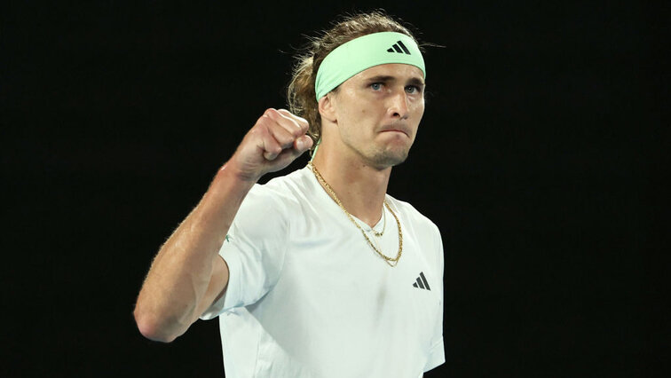 Alexander Zverev is in the round of 16 in Melbourne