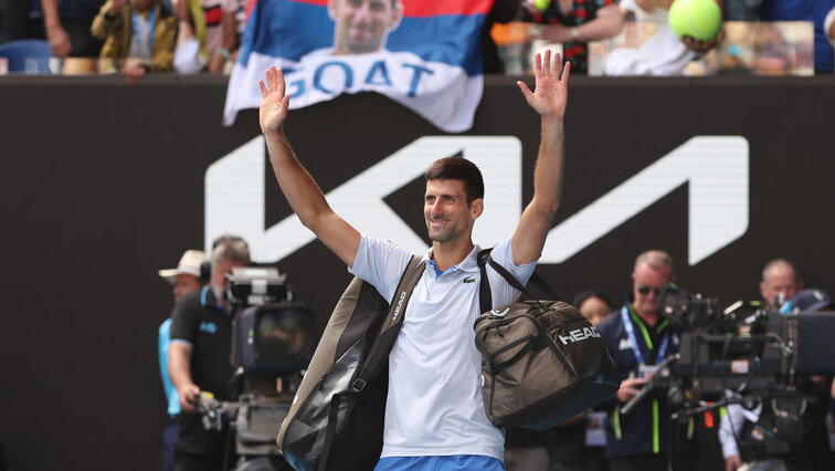 Irgendwann geht jede Serie zu Ende: Novak Djokovic am Freitag in Melbourne