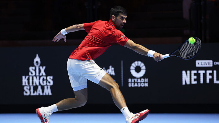 Novak Djokovic unterlag im halbfinale Jannik Sinner in zwei Sätzen. Novak Djokovic unterlag im halbfinale Jannik Sinner in zwei Sätzen.