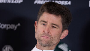 Michael Kohlmann blickt zuversichtlich auf die Begegnung gegen Peru.