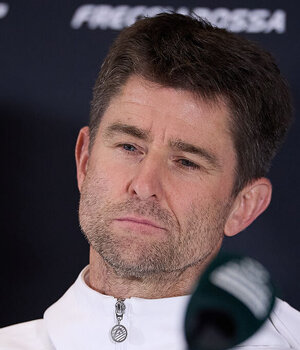 Michael Kohlmann blickt zuversichtlich auf die Begegnung gegen Peru.