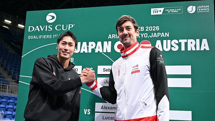 Sebastian Ofner darf sich zunächst mit Yosuke Watanuki messen.