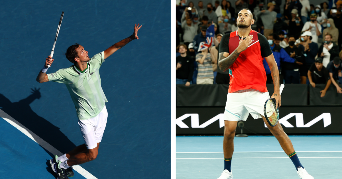 Australian Open 2022 live Daniil Medvedev vs. Nick Kyrgios on TV, live