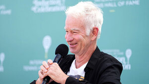 John McEnroe nimmt es mit manchen Namen nicht ganz so genau