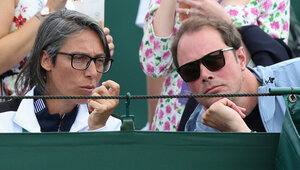 Francesca Schiavone und Alex Vittur in Wimbledon 2025