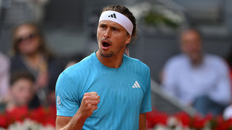 Alexander Zverev hat nun bereits 179 ATP-Matches auf Sand gewonnen