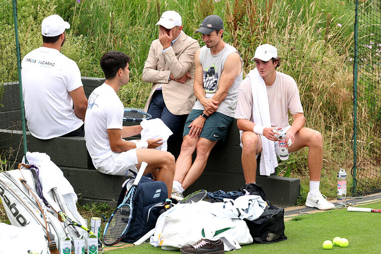 Aus dem Training kennen sich Alcaraz und Fonseca bereits Aus dem Training kennen sich Alcaraz und Fonseca bereits