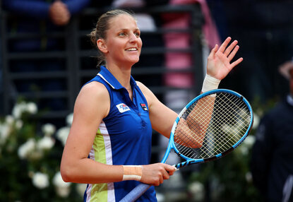 Karolina Pliskova hat in Rom ein herausragendes Turnier gespielt Karolina Pliskova hat in Rom ein herausragendes Turnier gespielt