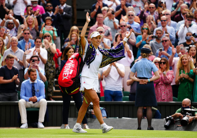 Angelique Kerber lost to Ashleigh Barty in the Wimbledon semifinals