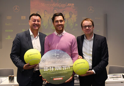 Edwin Weindorfer, Michael Berrer und Gert Brandner fruen sich auf das Stuttgarter Turnier Edwin Weindorfer, Michael Berrer und Gert Brandner fruen sich auf das Stuttgarter Turnier