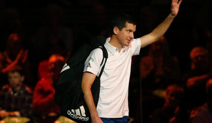 <enter caption here>during day five of the Statoil Masters Tennis at the Royal Albert Hall on December 6, 2015 in London, England.
