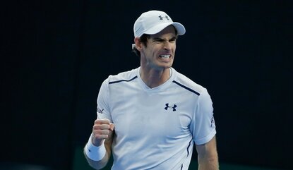 BEIJING, CHINA - OCTOBER 09: Andy Murray of Great Britain reacts against Grigor Dimitrov of Bulgaria during the Men's Singles final on day nine of the 2016 China Open at the China National Tennis Centre on October 9, 2016 in Beijing, China. (Photo ...