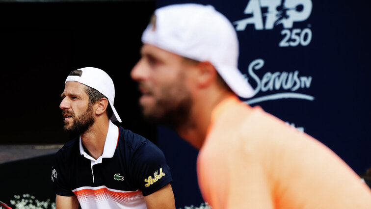 Jürgen Melzer und Oliver Marach in Kitzbühel Jürgen Melzer und Oliver Marach in Kitzbühel