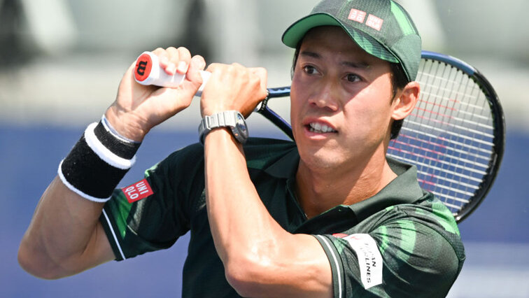 Kei Nishikori hat seit dem Sommer 2023 kein Match mehr bestritten Kei Nishikori hat seit dem Sommer 2023 kein Match mehr bestritten