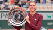 Lilli Tagger mit dem Objekt der Begierde in Roland-Garros