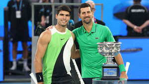Bei den Australian Open standen sich Alcaraz und Djokovic im Finale gegenüber